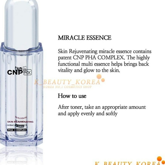 CNP Rx Essence Special Set (70ml / 2.36 fl oz) Miracle Essence Blue Edition - Picture 4 of 6